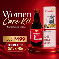 Women Care Kit (Utero-Win Syrup 200ml + She Care Juice 500 ml)